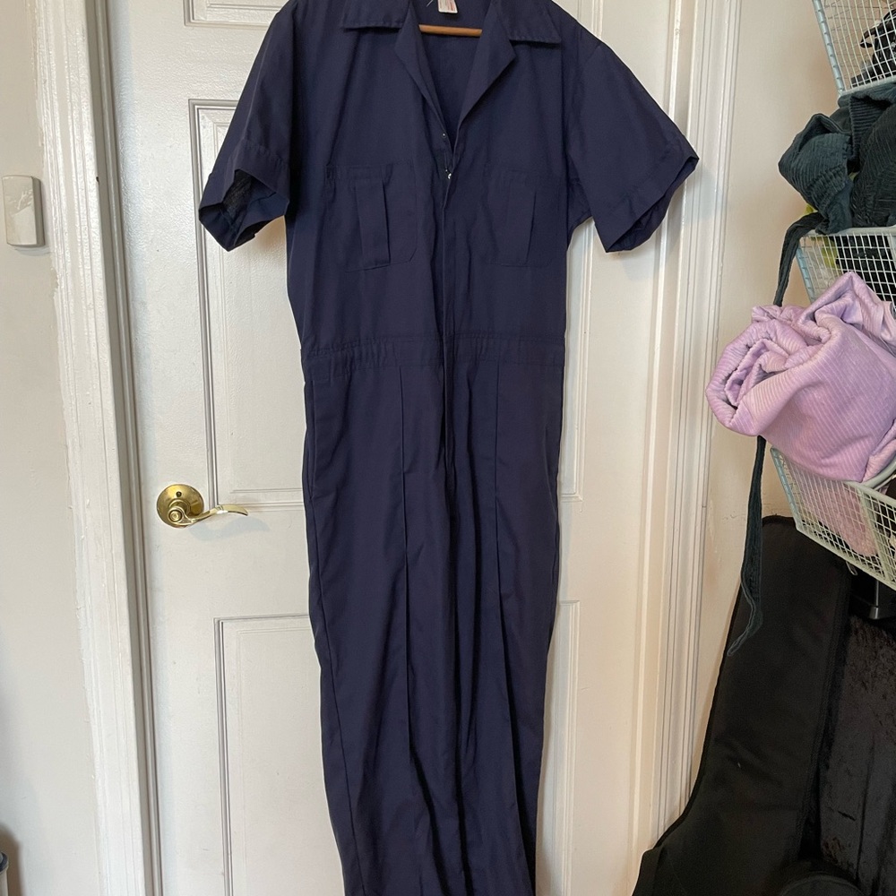 Walls Blue Durable Jumpsuit with Collared Neckline